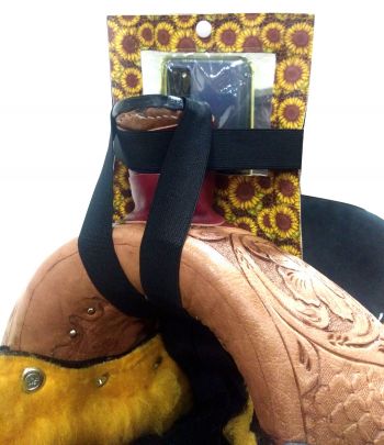 Showman Smart Phone Sunflower Print Case for Saddle #2